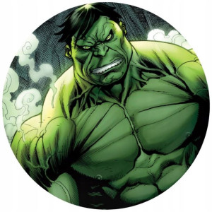 Opłatek Na Tort 20cm Hulk Twój Napis Gratis Super