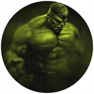 Opłatek Na Tort 20cm Hulk Twój Napis Gratis Super