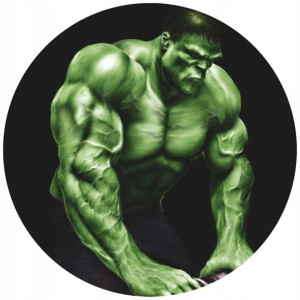 Opłatek Na Tort 20cm Hulk Twój Napis Gratis Super