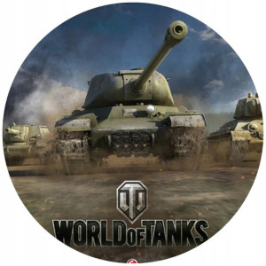 Opłatek Na Tort 20cm World Of Tanks Twój Napis