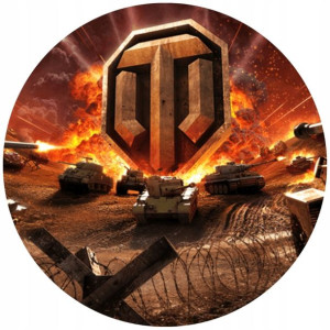 Opłatek Na Tort 20cm World Of Tanks Twój Napis