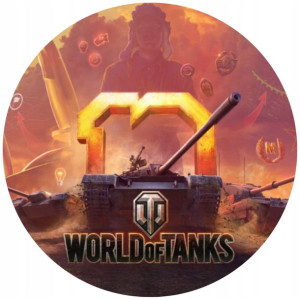 Opłatek Na Tort 20cm World Of Tanks Twój Napis