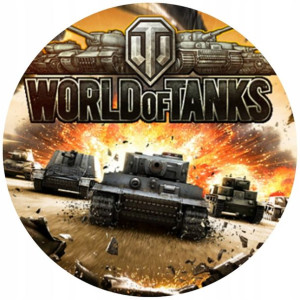 Opłatek Na Tort 20cm World Of Tanks Twój Napis