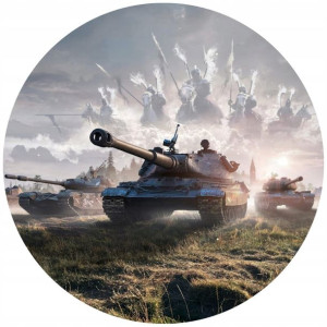 Opłatek Na Tort 20cm World Of Tanks Twój Napis