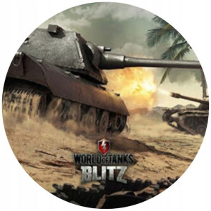 Opłatek Na Tort 20cm World Of Tanks Twój Napis