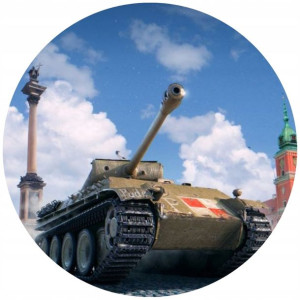 Opłatek Na Tort 20cm World Of Tanks Twój Napis