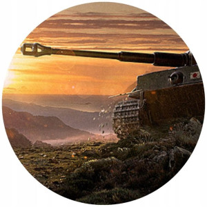 Opłatek Na Tort 20cm World Of Tanks Twój Napis