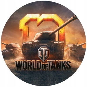 Opłatek Na Tort 20cm World Of Tanks Twój Napis