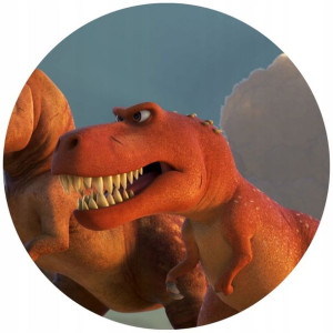 Opłatek Na Tort 20cm Dobry Dinozaur Twój Napis