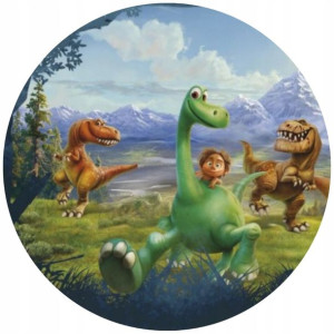 Opłatek Na Tort 20cm Dobry Dinozaur Twój Napis