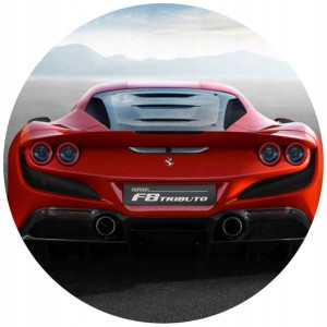 Opłatek Na Tort 20cm Ferrari Twój Napis Samochód