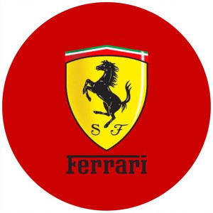Opłatek Na Tort 20cm Ferrari Twój Napis Samochód