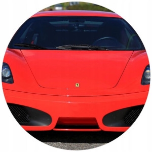 Opłatek Na Tort 20cm Ferrari Twój Napis Samochód