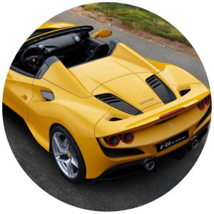 Opłatek Na Tort 20cm Ferrari Twój Napis Samochód