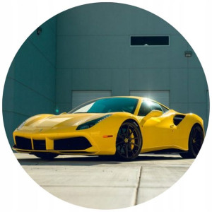 Opłatek Na Tort 20cm Ferrari Twój Napis Samochód