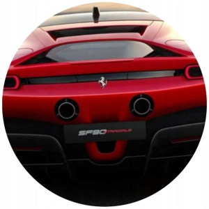 Opłatek Na Tort 20cm Ferrari Twój Napis Samochód
