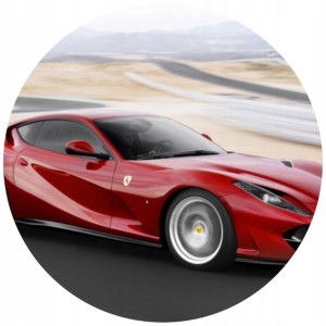 Opłatek Na Tort 20cm Ferrari Twój Napis Samochód