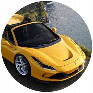 Opłatek Na Tort 20cm Ferrari Twój Napis Samochód
