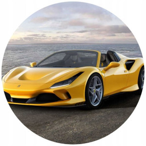 Opłatek Na Tort 20cm Ferrari Twój Napis Samochód