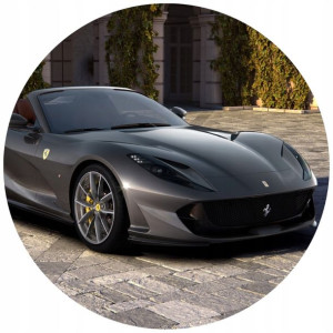 Opłatek Na Tort 20cm Ferrari Twój Napis Samochód