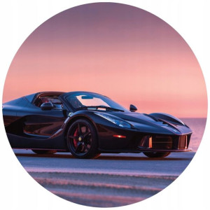 Opłatek Na Tort 20cm Ferrari Twój Napis Samochód