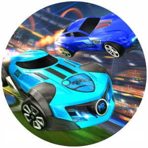 Opłatek Na Tort 20cm Hot Wheels Twój Napis Gratis