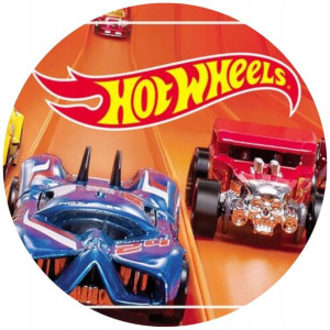 Opłatek Na Tort 20cm Hot Wheels Twój Napis Gratis