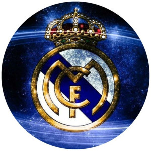Opłatek Na Tort 20cm Real Madrit Twój Napis Imię