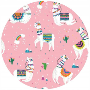 Opłatek Na Tort 20cm Alpaka Lama Cute Twój Napis