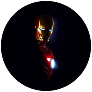 Opłatek Na Tort 20cm Iron Man Twój Napis Imię Hero