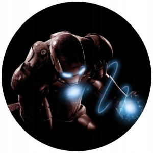 Opłatek Na Tort 20cm Iron Man Twój Napis Imię Hero
