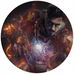 Opłatek Na Tort 20cm Iron Man Twój Napis Imię Hero