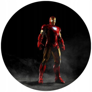 Opłatek Na Tort 20cm Iron Man Twój Napis Imię Hero