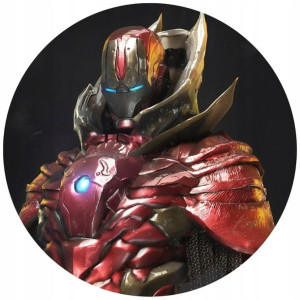 Opłatek Na Tort 20cm Iron Man Twój Napis Imię Hero