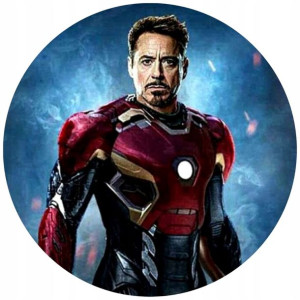 Opłatek Na Tort 20cm Iron Man Twój Napis Imię Hero
