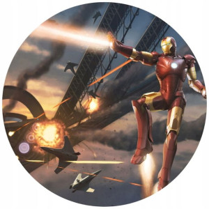 Opłatek Na Tort 20cm Iron Man Twój Napis Imię Hero