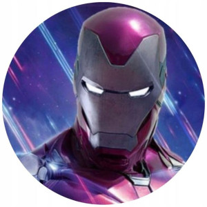 Opłatek Na Tort 20cm Iron Man Twój Napis Imię Hero