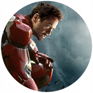 Opłatek Na Tort 20cm Iron Man Twój Napis Imię Hero