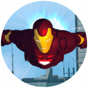 Opłatek Na Tort 20cm Iron Man Twój Napis Imię Hero
