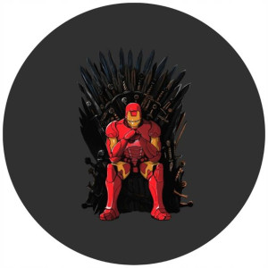 Opłatek Na Tort 20cm Iron Man Twój Napis Imię Hero