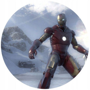 Opłatek Na Tort 20cm Iron Man Twój Napis Imię Hero