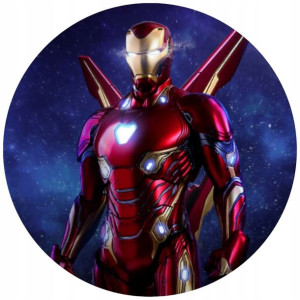 Opłatek Na Tort 20cm Iron Man Twój Napis Imię Hero
