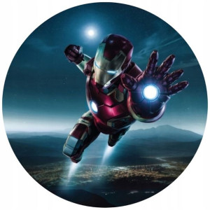 Opłatek Na Tort 20cm Iron Man Twój Napis Imię Hero