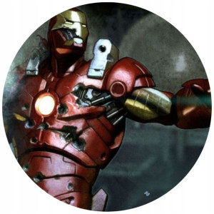 Opłatek Na Tort 20cm Iron Man Twój Napis Imię Hero