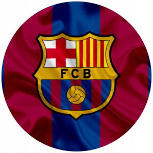 Opłatek Na Tort 20cm Fc Barcelona Twój Napis Imię