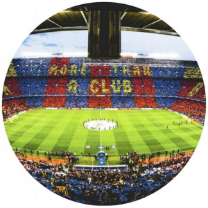 Opłatek Na Tort 20cm Fc Barcelona Twój Napis Imię