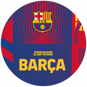 Opłatek Na Tort 20cm Fc Barcelona Twój Napis Imię