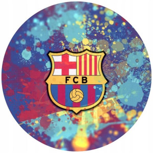 Opłatek Na Tort 20cm Fc Barcelona Twój Napis Imię
