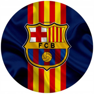Opłatek Na Tort 20cm Fc Barcelona Twój Napis Imię
