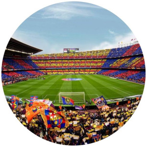Opłatek Na Tort 20cm Fc Barcelona Twój Napis Imię